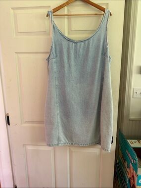 Gap Light Wash Denim Tank Dress XXL Tall